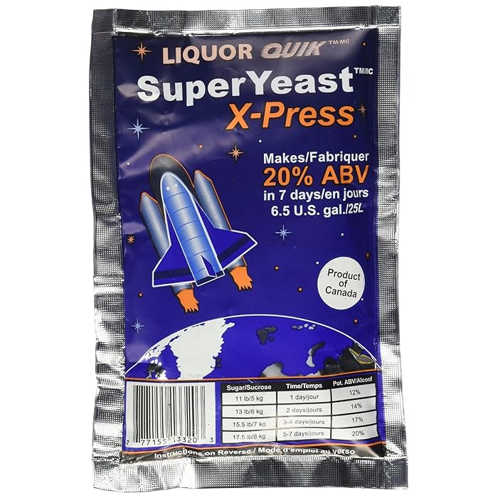 Turbo Yeast X-Press 20% Alcohol Yeast (135 gr | 4.8 oz.)